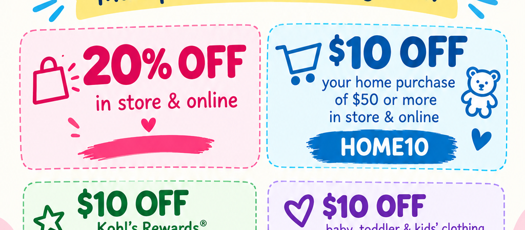 Kohl’s Kids clothing & Toy Deal